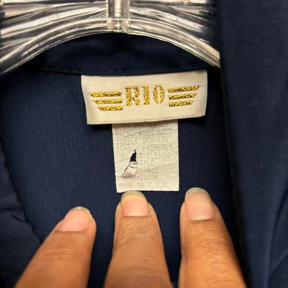 Vintage Rio Shorts Set Outfit Crystal Studded Jewel Cut Womens Medium USA Made - Picture 3 of 16